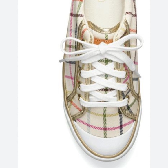 COACH Barrett TAT/MET sneakers size: 6B, NEW! These beauties are perfect! - Picture 1 of 10